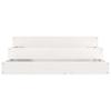 Planter Box White 78x78x27 Cm Solid Pine Wood