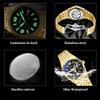Men Mechanical Wristwatches 316L Stainless Steel Automatic Watch Life Waterproof Night Light Watches for Men