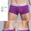 Men's Solid Color Breathable Boxer Briefs - Youthful, Loose, and Comfortable Fit