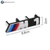 3D ABS Car Front Grille Badge Emblem Buckle For BMW M Logo M2 M3 M4 M5 M6 F48 G01 E84 E83 F39 F10 F30 Car Styling Accessories g1