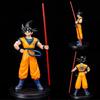 Seven Dragon Ball Goku action figure model Super Saiyan Gokibebiget battle-damaged comic anime figurine peripheral accessory