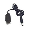 USB DC 5V do 8.4V/9V/12V 5.5x2.1mm męski wtyk zasilacz Step-up Adapter Cable