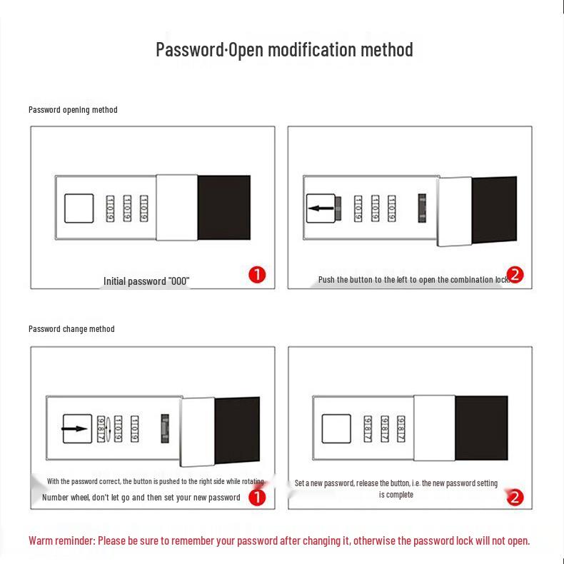 Minimalist Lock Diary & Notebook with Invisible Combination Closure for Students & Professionals
