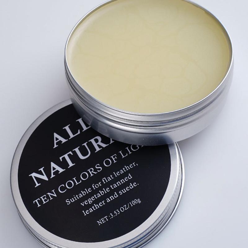 Crema de aceite de visón para zapatos de cuero, bolsos, crema para el cuidado del cuero, crema para el mantenimiento del cuero, accesorios para artesanía en cuero, 30 ml/100 ml