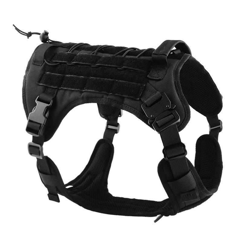 New Outdoor Dog Tactical Vest Waterproof Pet Chest Strap German Shepherd Border Collie Military Dog Vest for Medium and Large Dogs
