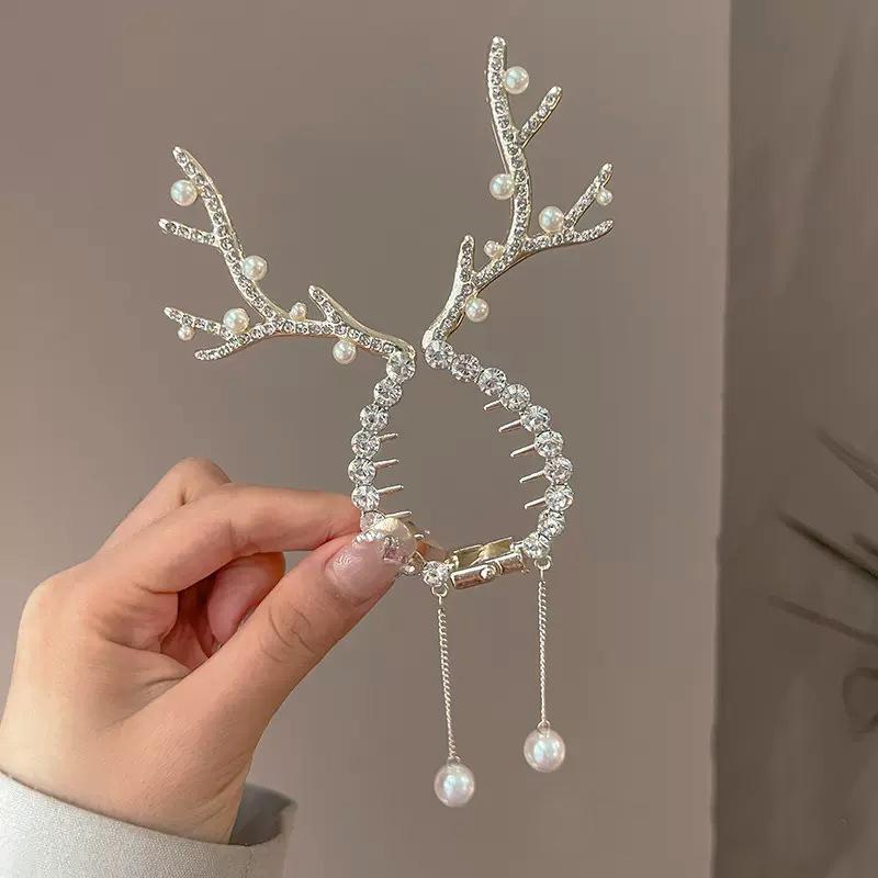 Girls' Tassel Bun Ponytail Hairpin: Versatile Fashion Hair Accessory