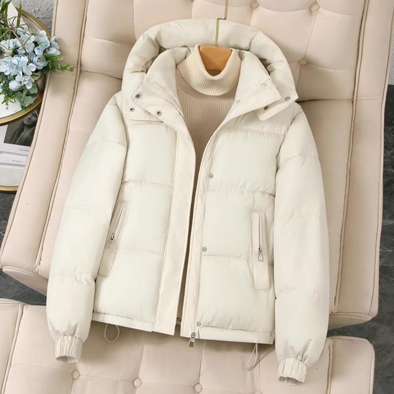 Cotton clothes women's short winter new small hooded thickened loose cold-proof cotton-padded clothes warm jacket