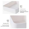 7Pcs Drawer Organizer Set, Plastic Cosmetic And Skincare Storage Boxes With Dividers For Vanity, Desktop,And Drawer Organization