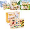 Hölzernes Switch-Spielbrett Kinder-Puzzle-Spielzeugset Mit LED-Leuchten Für Frühe Kindheit Lernen Und Entwicklung