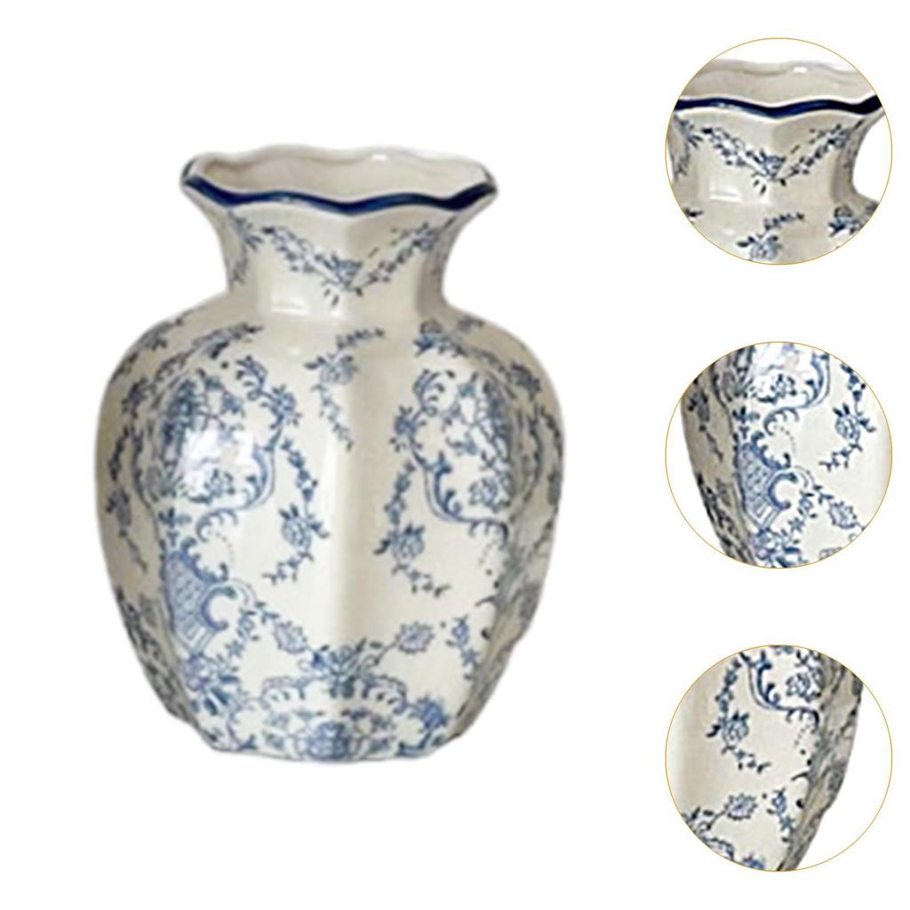 Ceramic Flower Vase Decor Unique Multifunctional Modern Decorative Flower Arrangement for Bedroom Desktop Entryway Table Office