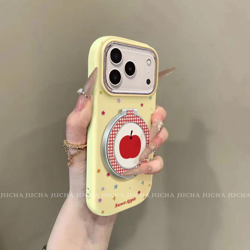 Applicable to Apple 11promax mobile phone case with bracket silicone iphone11plus niche colorful Apple stars