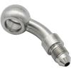 Stainless Steel 45 Degree 10.2mm M10 Banjo Eye Hole Diameter To 3AN Male Brake Clutch Fitting for AN3 PTFE Brake Hose Line