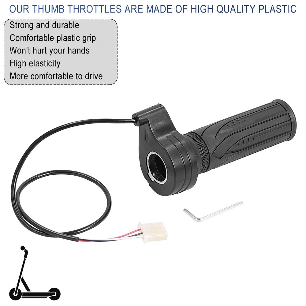 Twist Throttle Hall Sensor Turn Handle Electric Bicycle Accelerator Universal for Electric Scooter E-bike Tricycle Parts Throttles 2