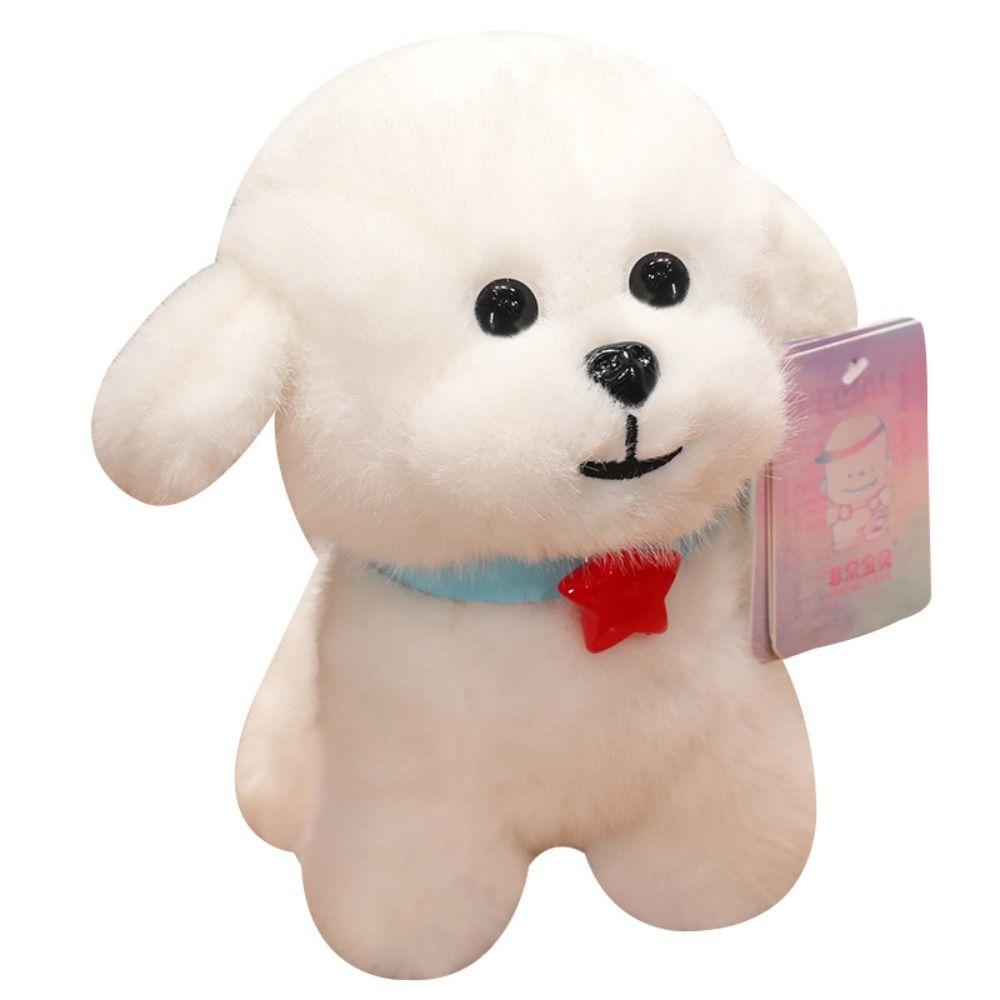 Realistic Husky Dog  Doll Pendants PP Cotton Simulation Dog Poodle Stuffed Doll  Kids Gifts