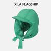 Cappello Invernale Caldo in Piumino per Donna Sciarpa Integrata Antivento Ispessito Protezione Orecchie Cinghie Ciclismo Sci Cappello Lei Feng Versione Coreana