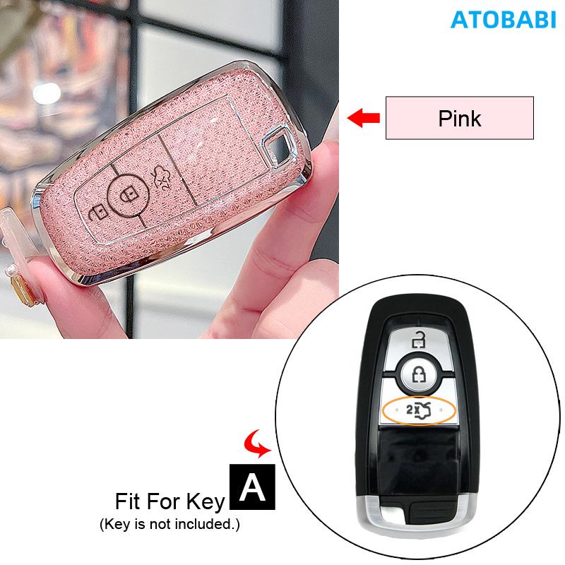 Crystal Style Tpu Car Key Cover Case Bag For Ford Focus Mondeo Galaxy S-Max C-Max Fusion Fiesta Explorer Expedition Mustang Edge
