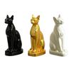 Egyptské kočky Bohyně Bastet Socha Egyptské dekorace Bastet Socha Stolní dekorace Ozdoba pro domácí kancelářské dekorace