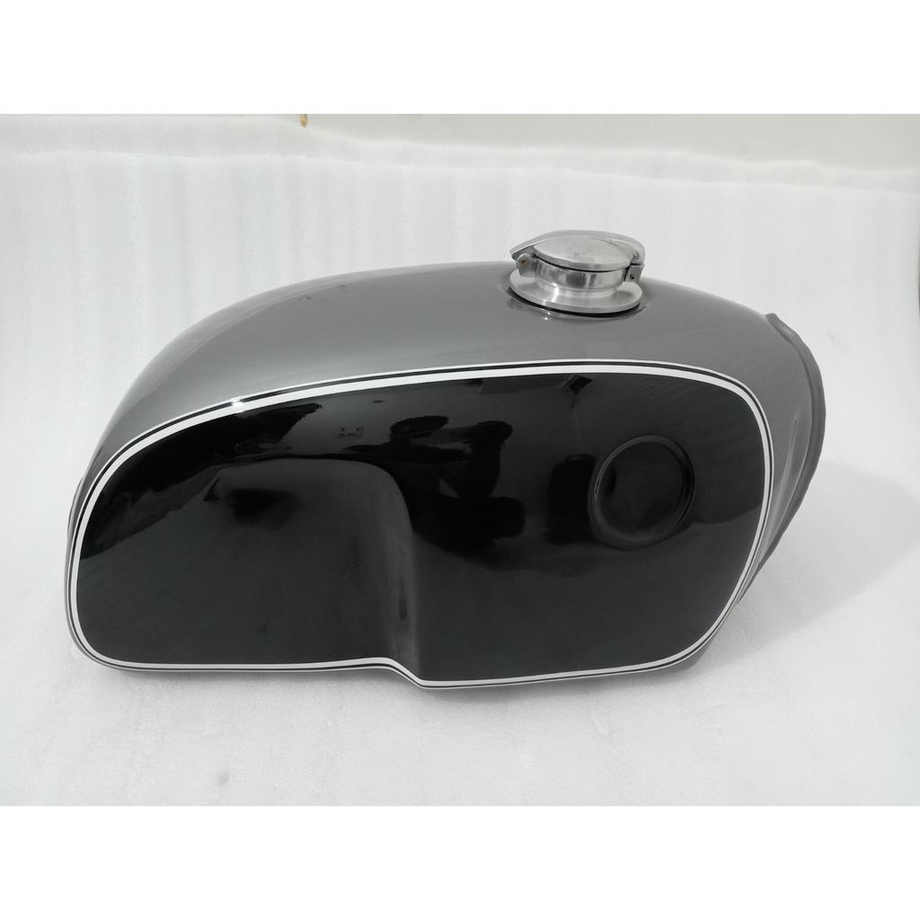 BMW R100 RT RS R90 R80 R75 STEEL FUEL TANK BLACK & GRAY PAINTED + CAP |Fit For
