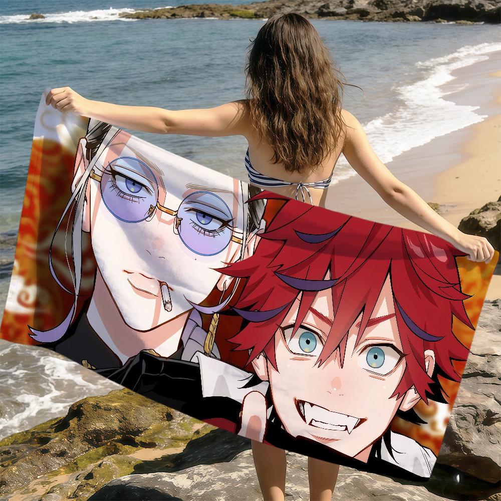 COOL Manga Comic G-Gokurakugai Towel Soft Dry Beach Towels Trip Towel Swim Summer Holiday Vacation Bathing Pool Camp Gift