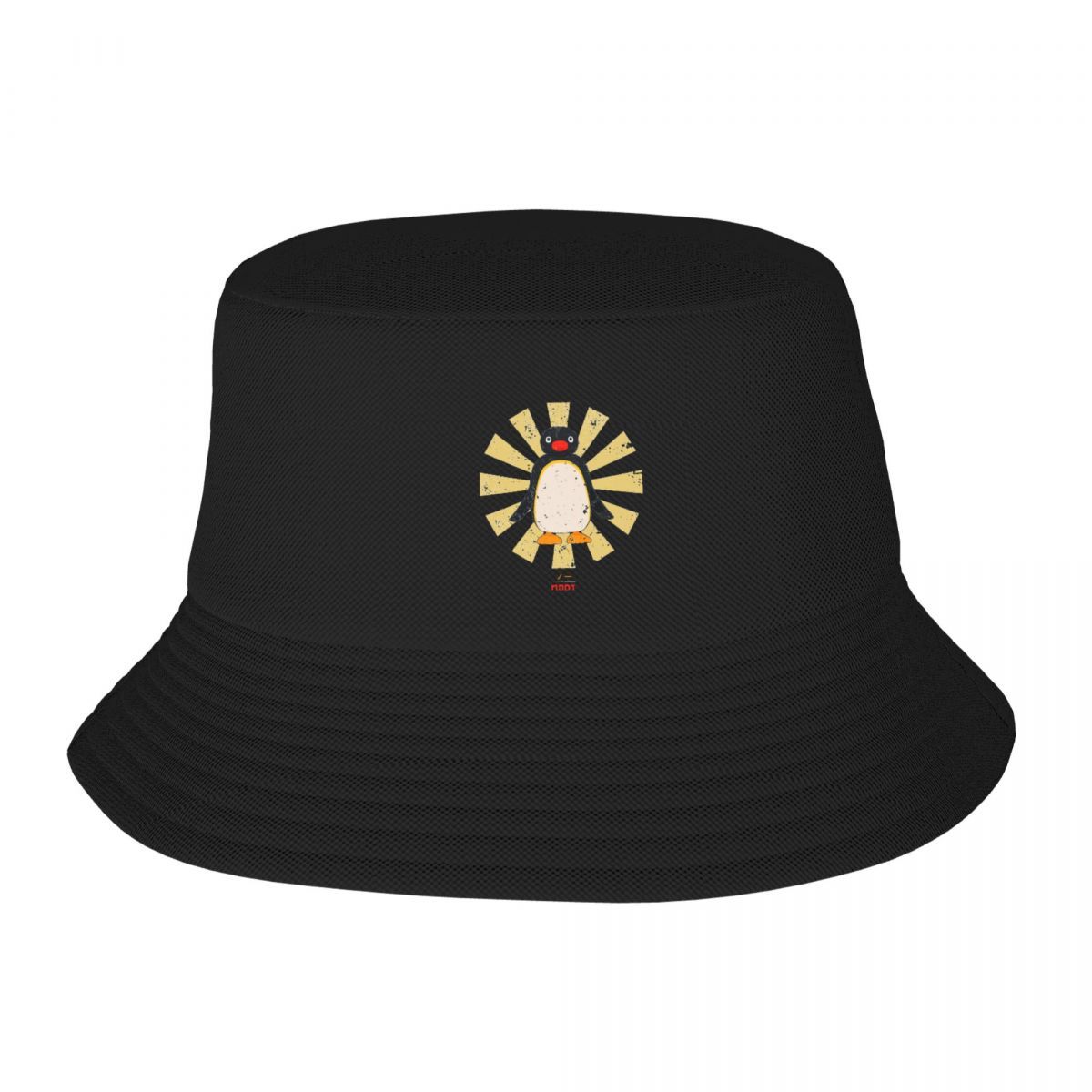 

2025 New Pingu Noot Retro Japanese Bucket Hats Spring Picnic Headwear Merch Cute Animal Fishing Fisherman Cap For Outdoor Teen B