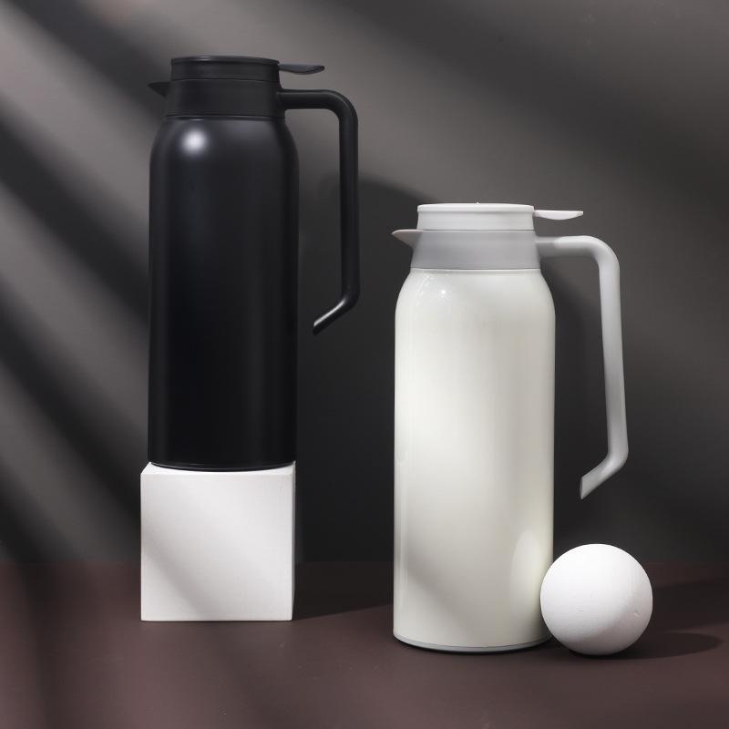 Thermos a Doppia Parete in Acciaio Inossidabile da 1,5L - Tipo a Pressione, Isolamento a Lunga Durata per Casa e Ufficio