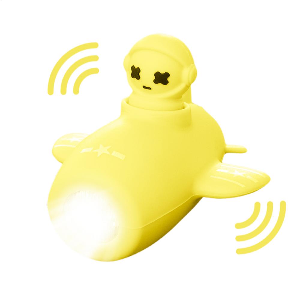 Ebike Light Airplane Shape Kids Biking Lights Super Loud Air Horn Waterproof Electric Scooter Front Light 3 Lighting Modes 110dB