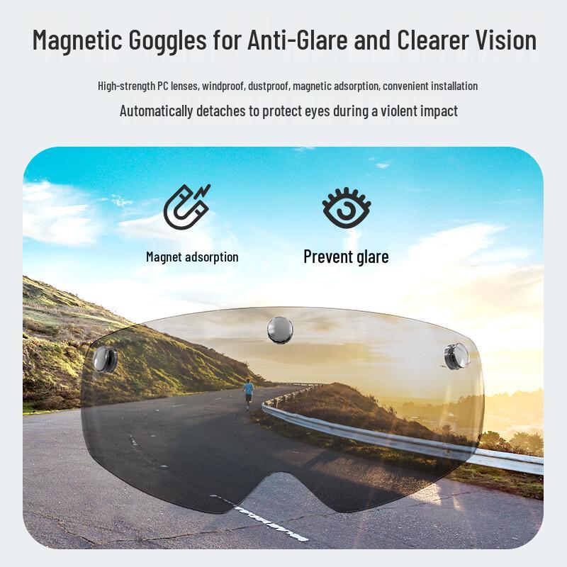 Yaphtes National Standard Cycling Helmet with Magnetic Visor