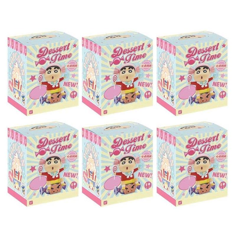 Crayon Shin-Chan Dessert Time Series Nohara Shinnosuke  Doll Kawaii Action Figure Desktop Ornaments Model Toy Gift
