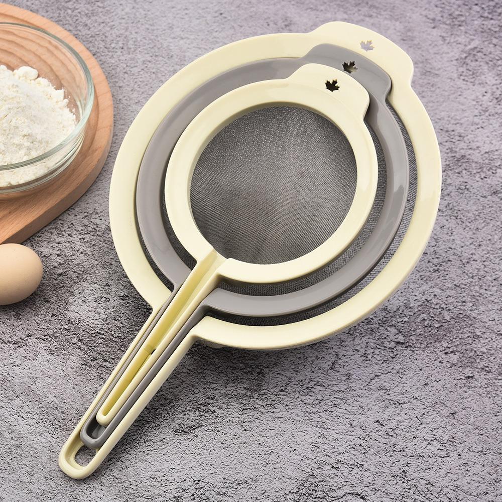 Handheld Flour Sifter Set Fine Mesh Kitchen Strainer Kitchen Filter Flour Sieve Juice