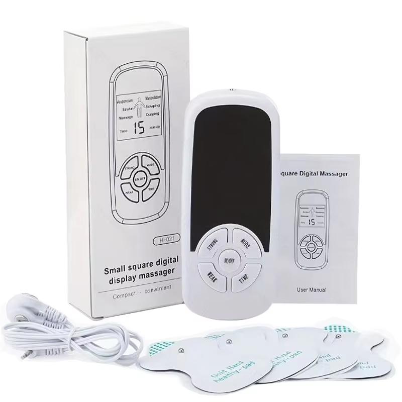 Multi-functional Pulse Electric Muscle Stimulator Back Body Massage Tens Acupuncture Meridian Physiotherapy Digital Massage Tool