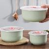 Kitchen Fresh-Keeping Bowl With Lid Dry Food Fruits And Vegetables Sealed Storage Box Portable Office Worker Lunch Box