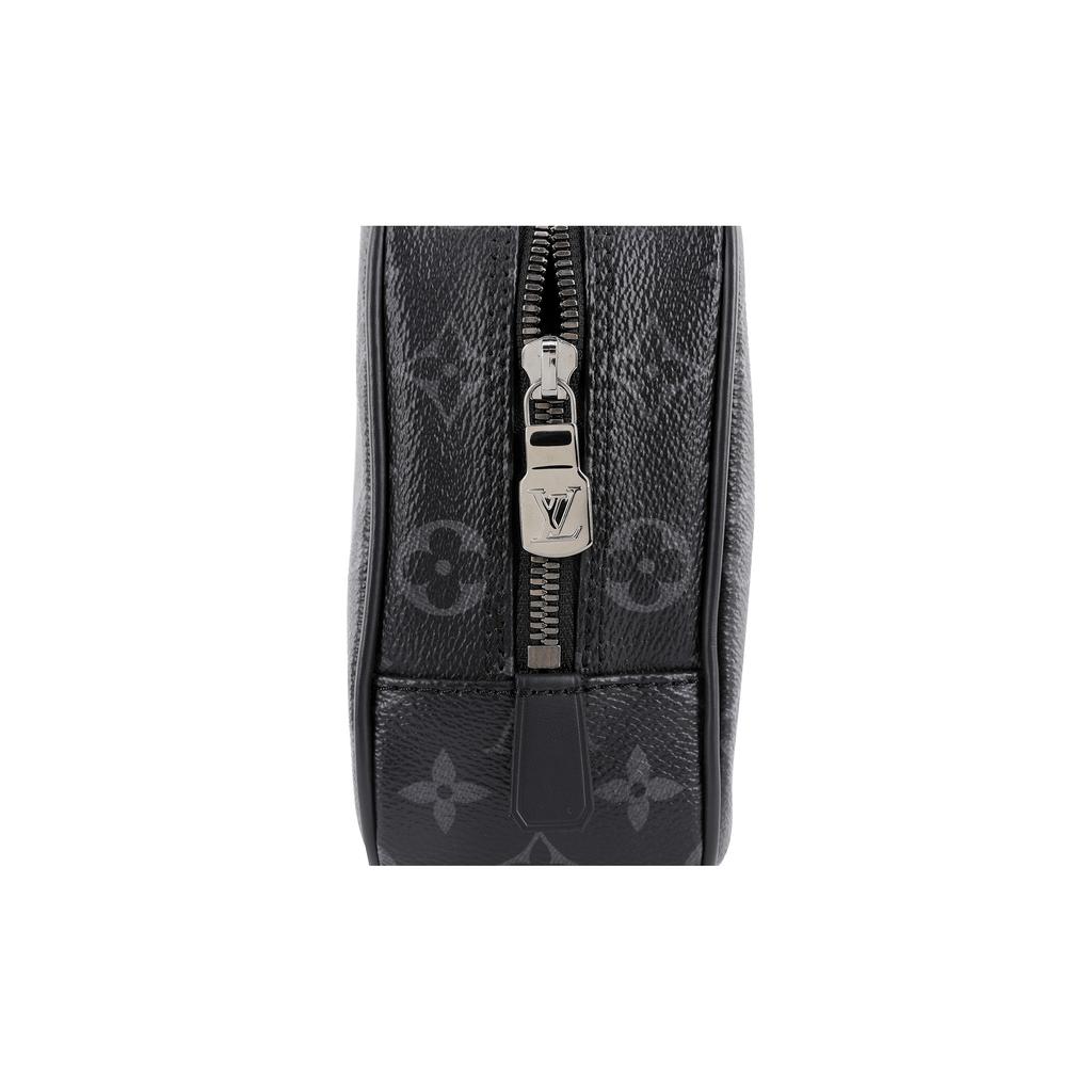 Louis Vuitton Monogram Eclipse Płócienna Kopertówka Kopertówka Unisex Czarna M43383