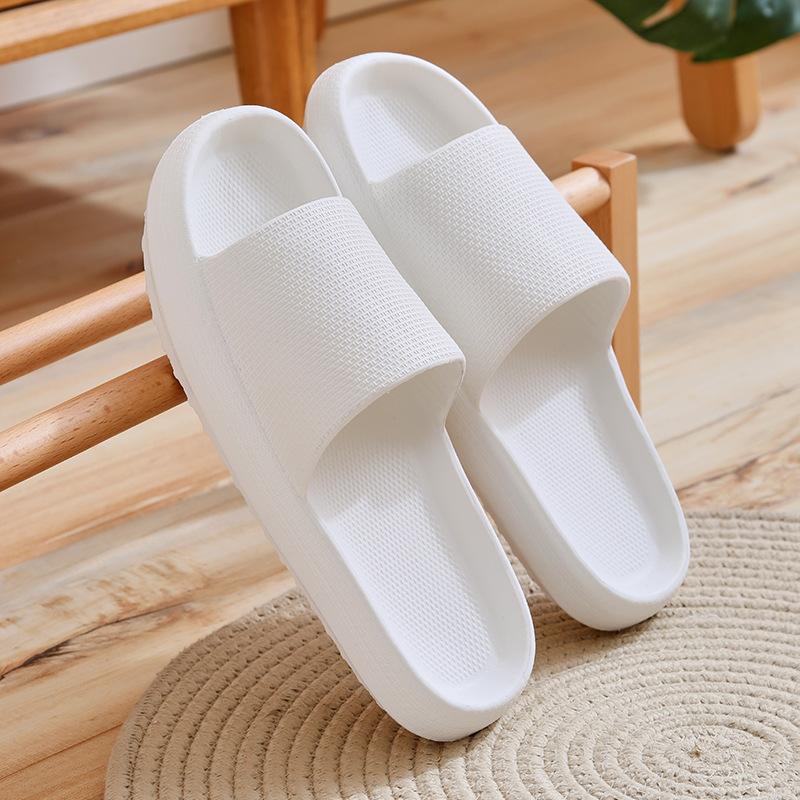 Slippers women's wear non-slip bathroom bath couple thick bottom home men's sandals home summer