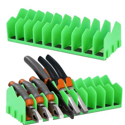 2/1 Stück Zangen-Organizer-Ständer 10 Fächer Werkzeug-Organizer mit rutschfester Gummibasis Werkzeugschublade Werkzeugkasten Lagerung Werkstattzubehör