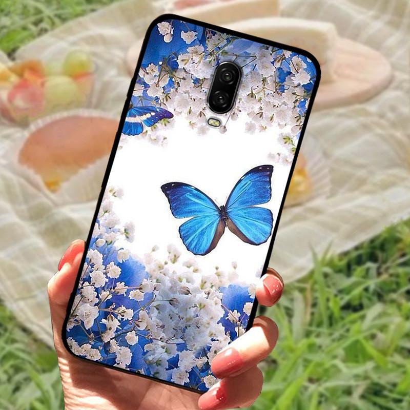 For Oneplus 6T Case Silicone Soft TPU Phone Cover For One Plus 6 6T Case Bumper For Oneplus 6 6 T Capa Mabrle Fashion Coques