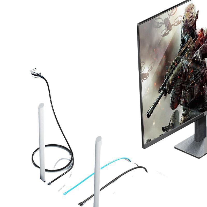 Shanze CAT6A Thin Diameter Network Cable - High Purity Oxygen-Free Copper, 10G, 8-Core Twisted Pair, High-Speed Jumper