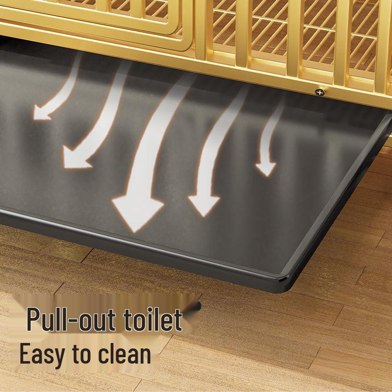 Extra Large Dog House with Toilet Separation for Golden Retrievers, Medium Dogs, Small Dogs, Teddy, and Bichon Breeds