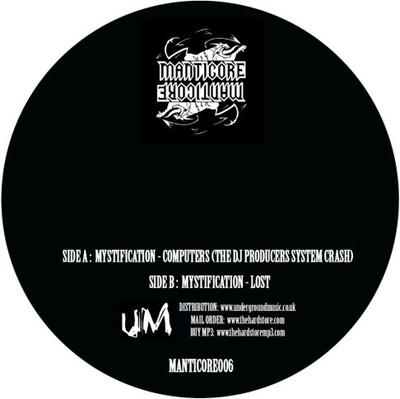 12inch Record MYSTIFICATION - Computers (The DJ Producer's System MANTICORE006 Manticore Recor 2011 UK Dance & Electronica Used