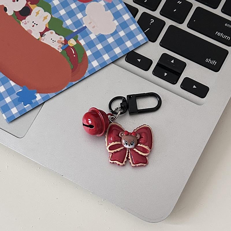 

Мультяшный милый маленький медведь торт брелок нежный чехол для наушников кулон милый рюкзак украшения аксессуары подарки