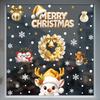 Christmas Stickers, Festive Atmosphere, Green Static Stickers, Window Stickers, Refrigerator Stickers