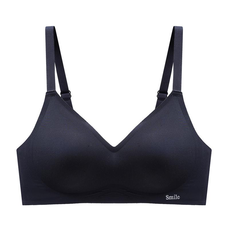 B78 Original Soft Support Seamless Jelly Strips Wire-free Anti-Sagging Latex Bra for Small Busts