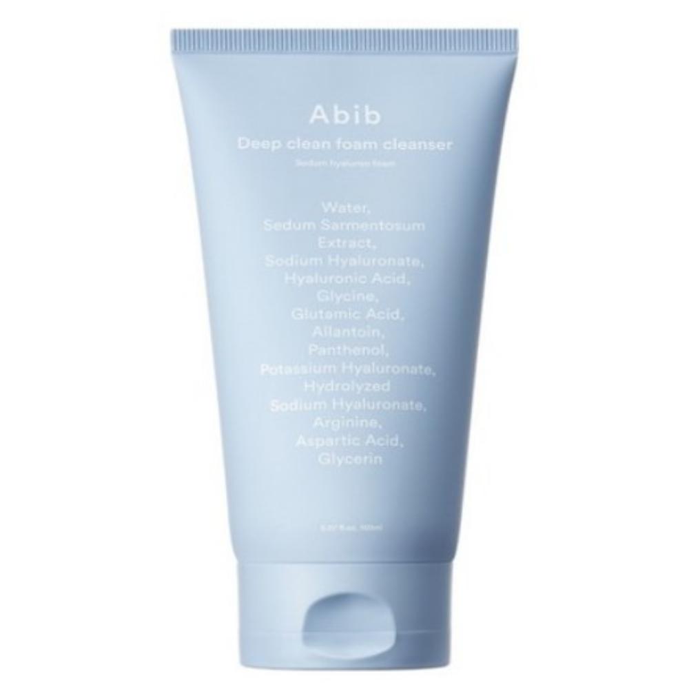 Abib Deep Clean Foam Cleanser Hyaluron Moisture Foam Hydrating Face Wash 150ml