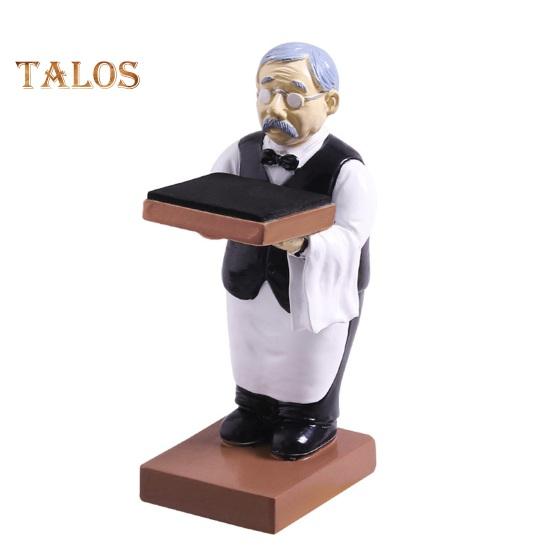 Old Butler Watch Stand Jewelry Shop Watch Display Holder Elderly Man Simulation Model Smooth Surface Watch Organizer Home Office Desktop Ornament