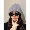 Hat for Women In Autumn and Winter Versatile Korean Thickened Warm Ear Protection Cute Knitted Wool Hat for Women Korean Style