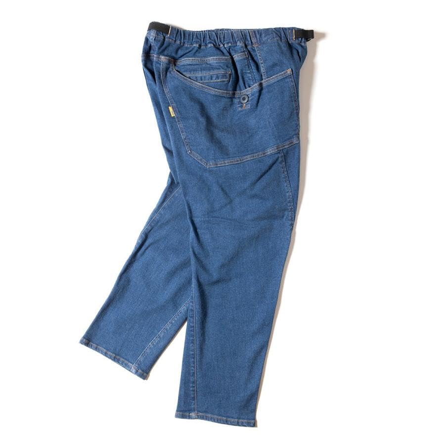 GripSwany JOG 3D Wide Camp Pants Denim Wide Camp Light Size L 2.0 GSP-59V2 Pants, Indigo,