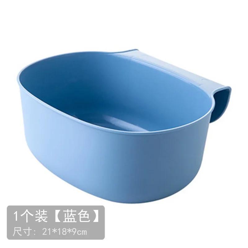 Household Handheld Culinary lidless Trash can organizer Cabinet door Trash basin Innovative Household desktop clutter organizer basket