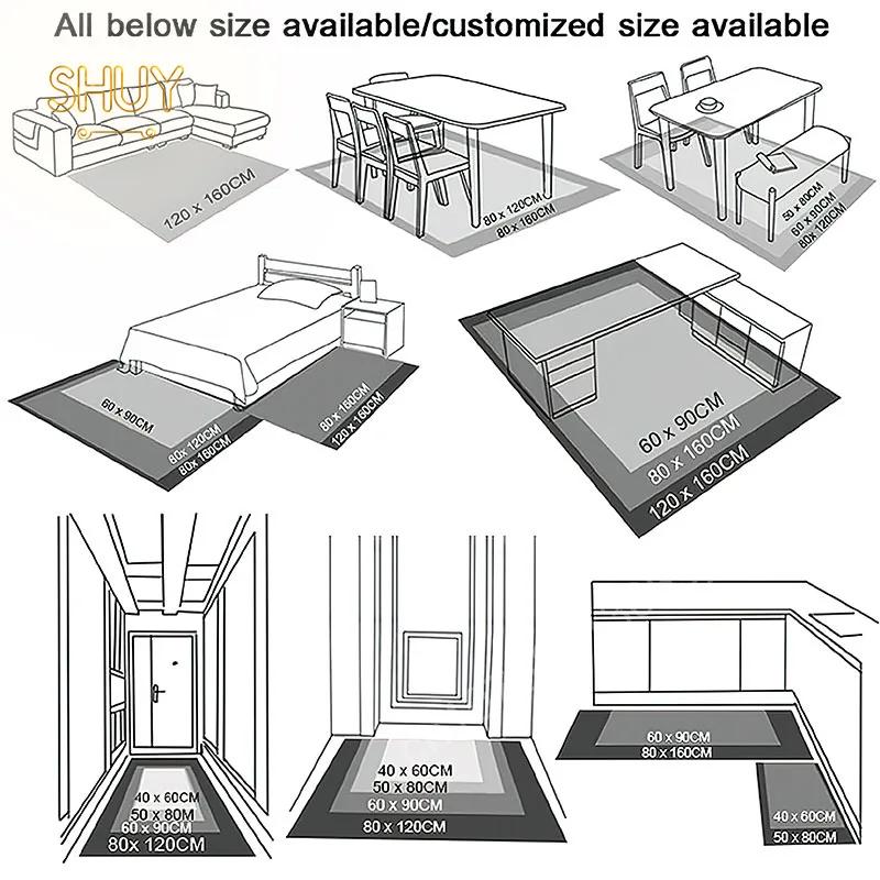 Covor de ușă cu model de granule de lemn Covor de baie intrare bucătărie canapea anti-alunecare Covorașe decorative pentru picioare Covor de târât pentru copii