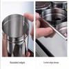ZHOUYUEHENGSHENG 16-Compartment 304 Stainless Steel Food Sample Box