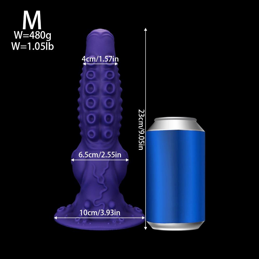 Octopus Tentacle Silicone Anal Plug Dildo Soft Anal Dilator Flexible Prostate Massager Adult Sex Toy for Men Women