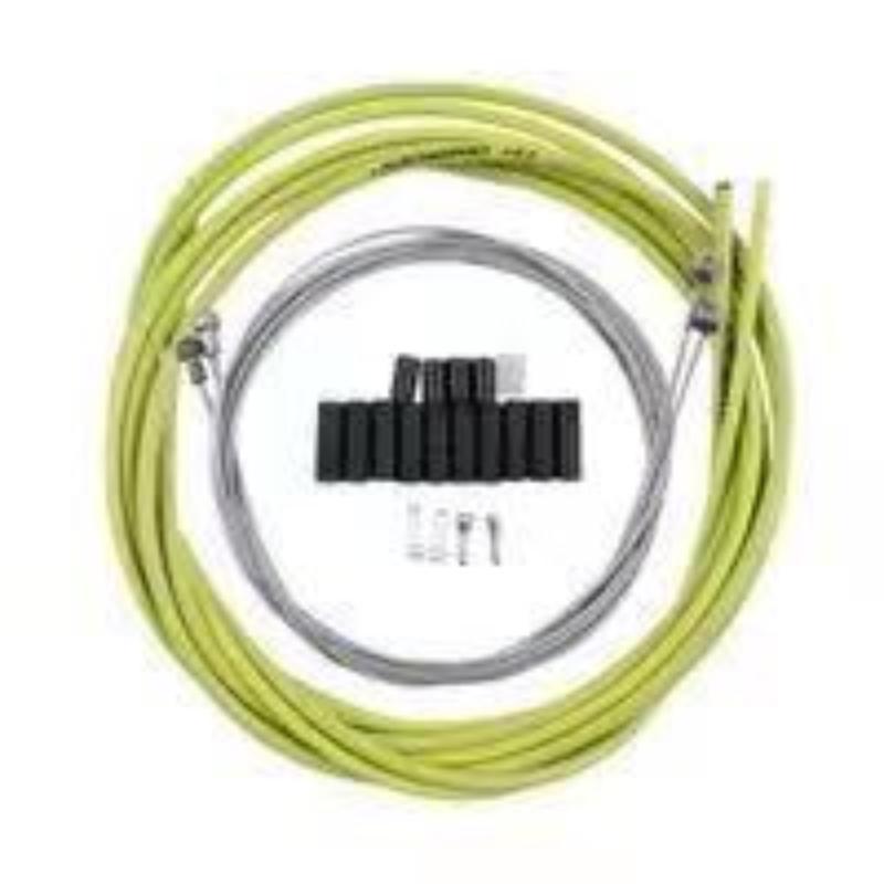 Bike Brake Shift Cable Housing Set Multicolor Wear Resistant For Mountain Road Bicycle Replacement
